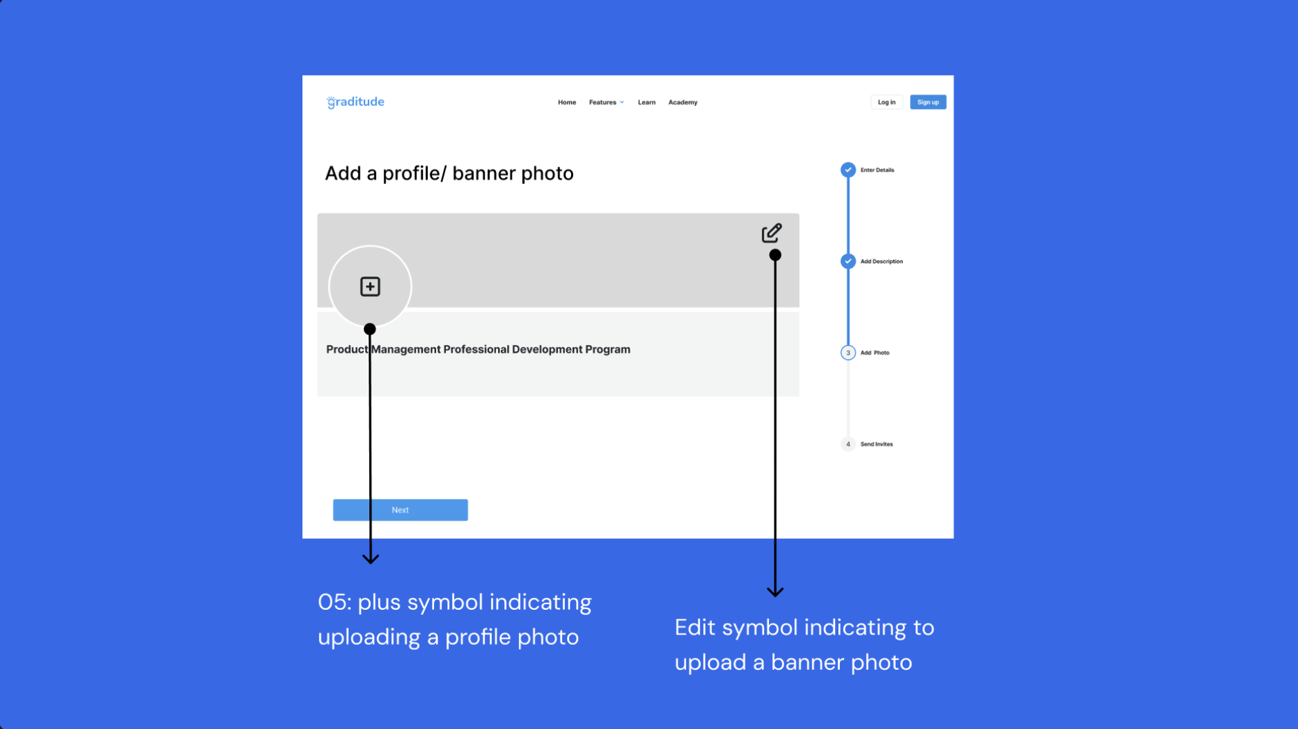 Initial organization creation flow — screen 3